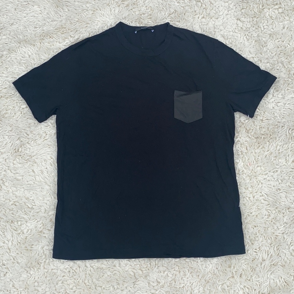 Gucci TShirt With Leather Pocket